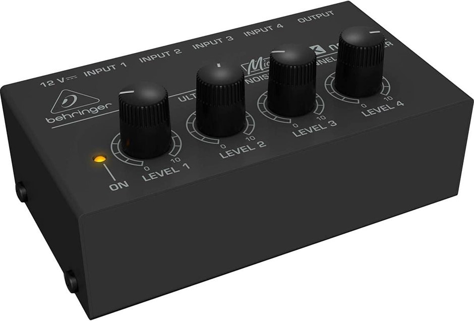 BEHRINGER MX400 MX400 Behringer Micromix MX400 Ultra Low-Noise 4-Channel Li