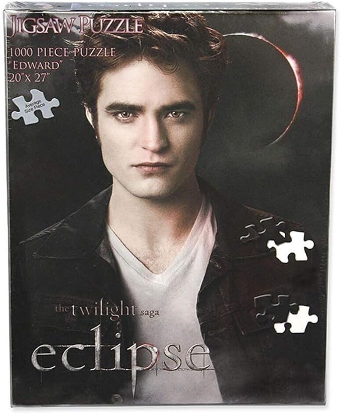 NECA The Twilight Saga: Eclipse - Edward 1000-Piece Jigsaw Puzzle, 20-Inch