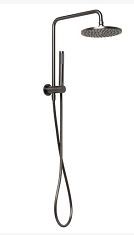 Gun Metal Short Twin Shower