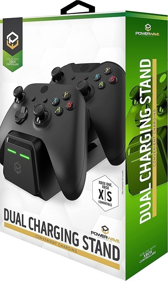POWERWAVE Xbox Dual Charging Stand for Xbox Series X.