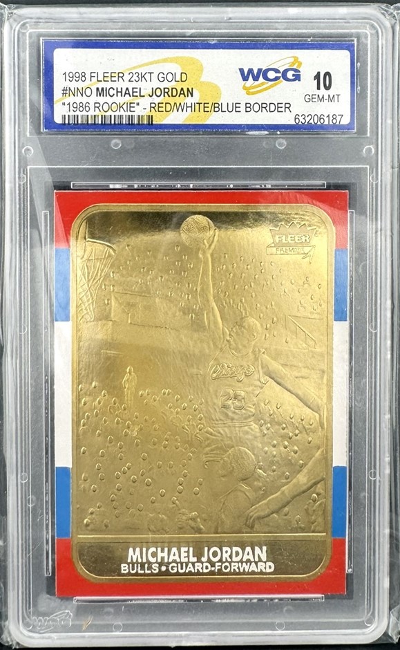 No Reserve Michael Jordan  Larry Bird 1990s 23 Carat Gold