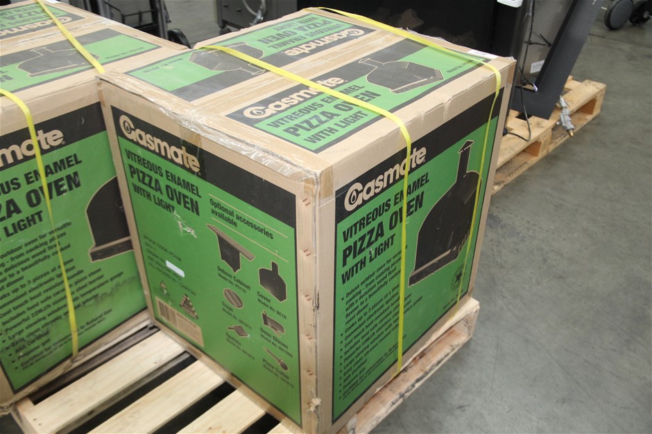 Gasmate PO106 Vitreous Enamel GAS Pizza Oven with Light