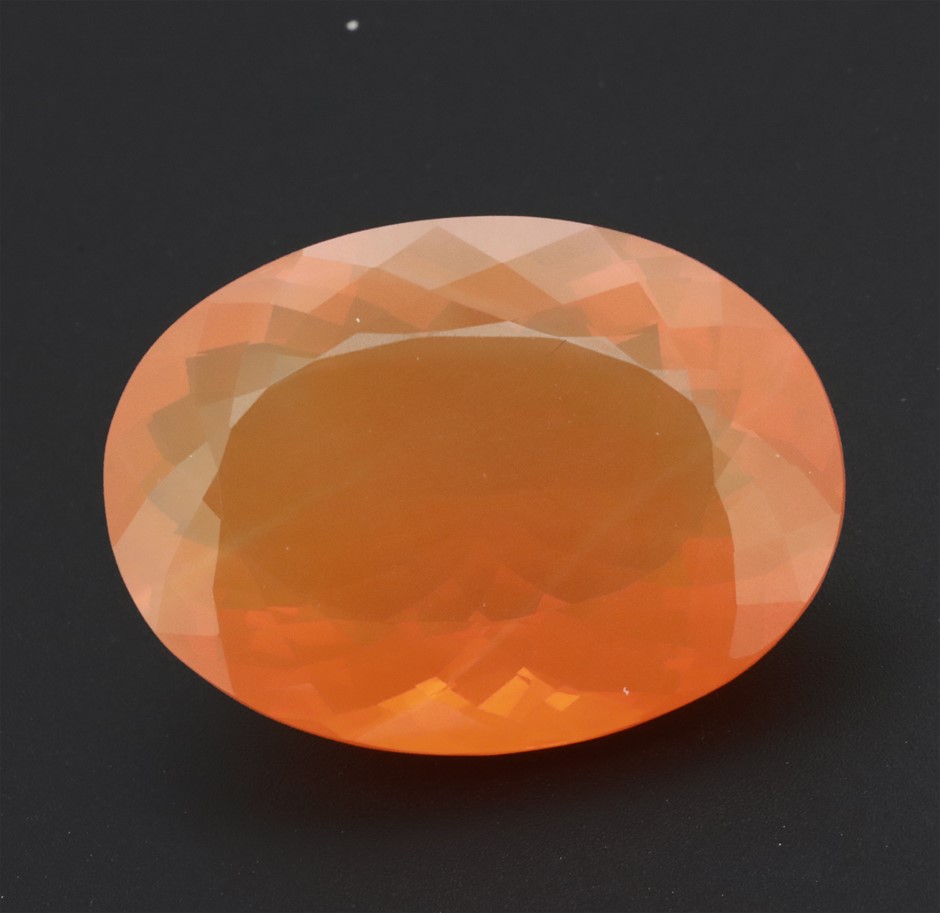 43.56 Carats AIG Certified Natural Fire Opal