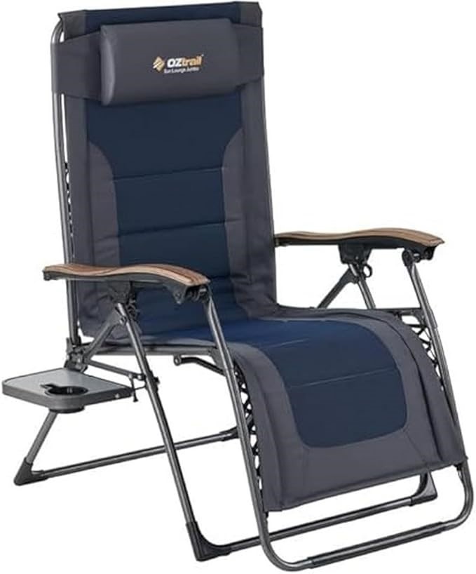 OZTRAIL Jumbo Sun Lounger, Navy.