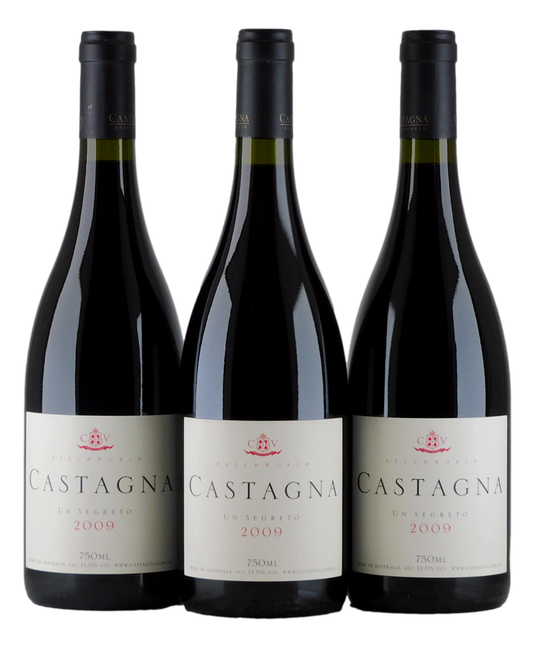 Castagna Un Segreto Sangiovese Shiraz 2009 (3x 750mL), Beechworth. 5* Prov.