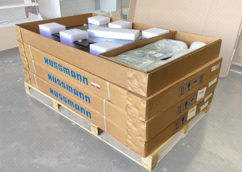 4 x Hussman Glass Fridge Panels (only)