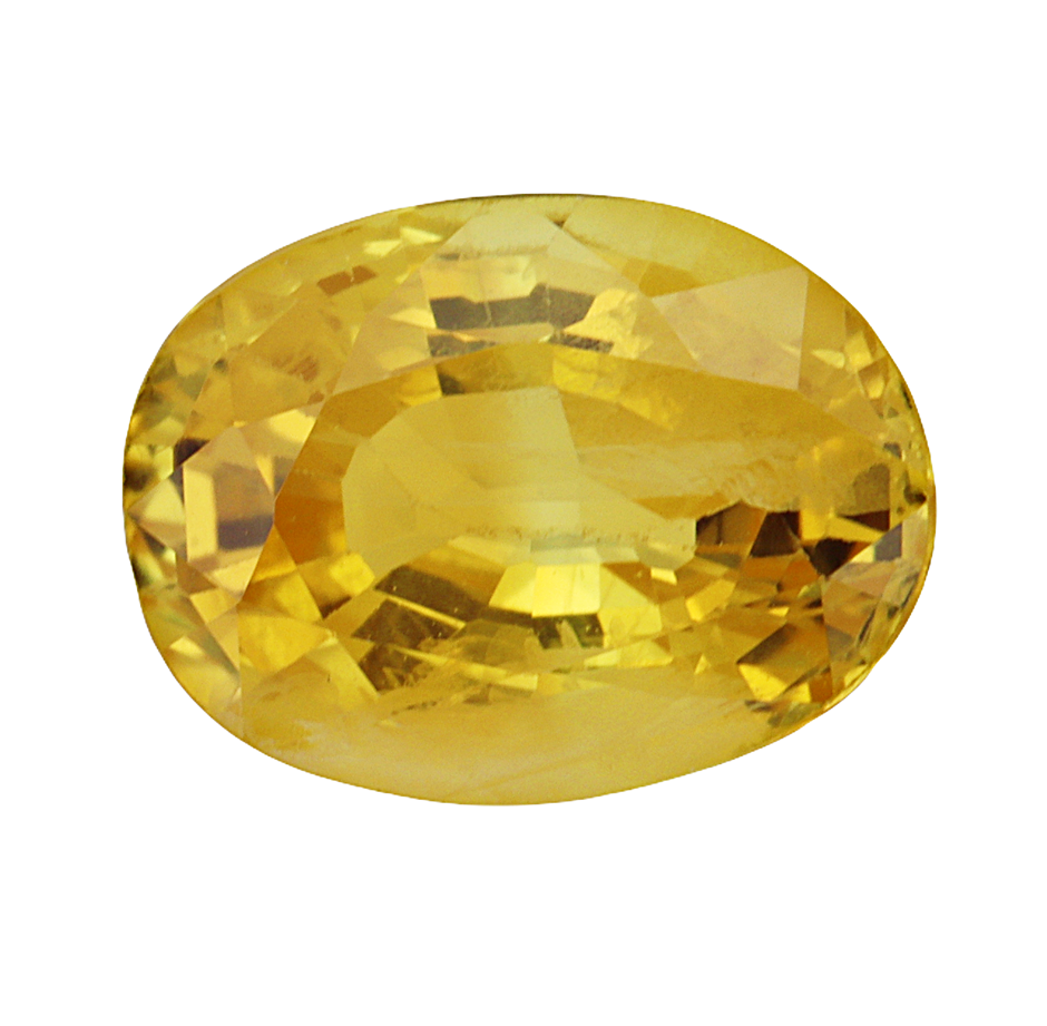 1.86 Carats Yellow Sapphire
