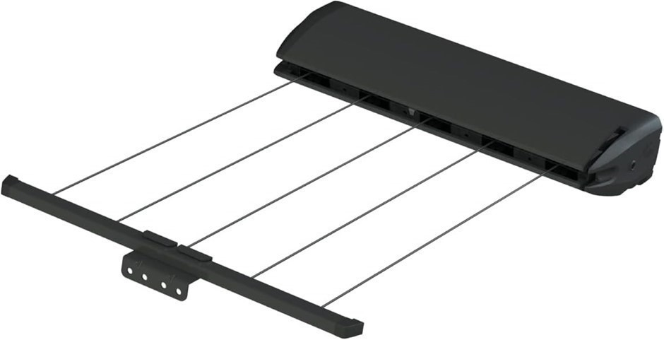 HILLS 5 Line Retracting Clothesline, Monument, 50 Kilogram Max Load.