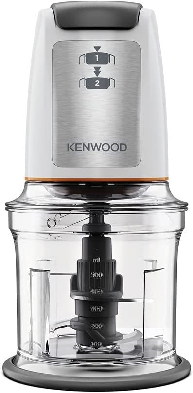KENWOOD Easy Chop Chopper, 0.5L Bowl, 2 Speeds, Quad Blade System, Anti-sli