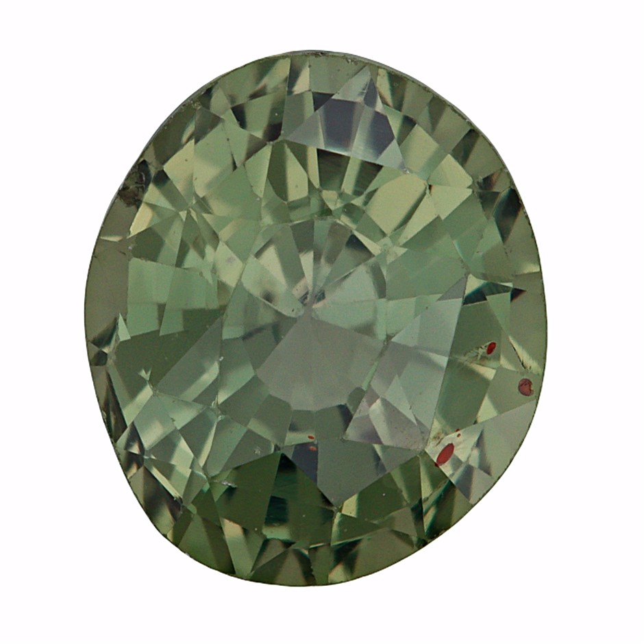 1.00 Carats Green Sapphire