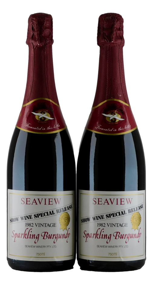 Seaview Show Wine Sparkling Burgundy 1982 (2x 750mL). SA. 5* Prov.