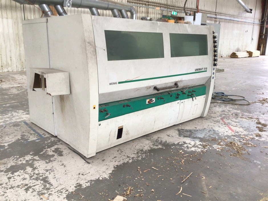 Moulding Machine,, Saw Extraction, Grinder & Racking Pallets