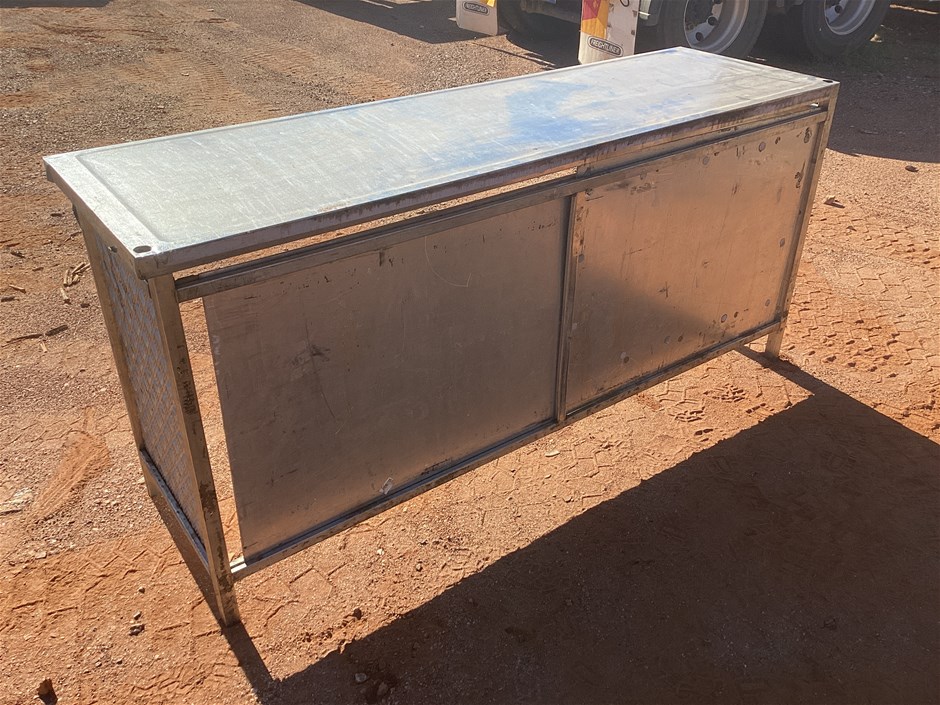 Folding Stainless Steel Dry Bar Auction (0022-7056690) | Grays Australia