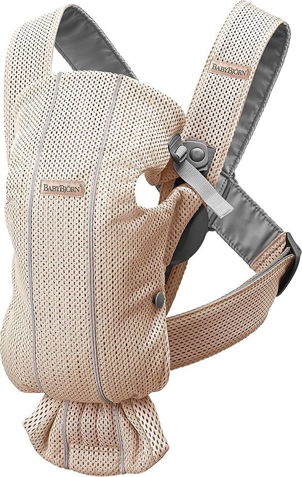 BABYBJÖRN Baby Carrier Mini, 3D Mesh, Pearly Pink.