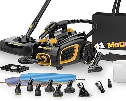 MCCULLOCH Steam Australia MC1375 Canister Steam Cleaner. NB: Minor Use.