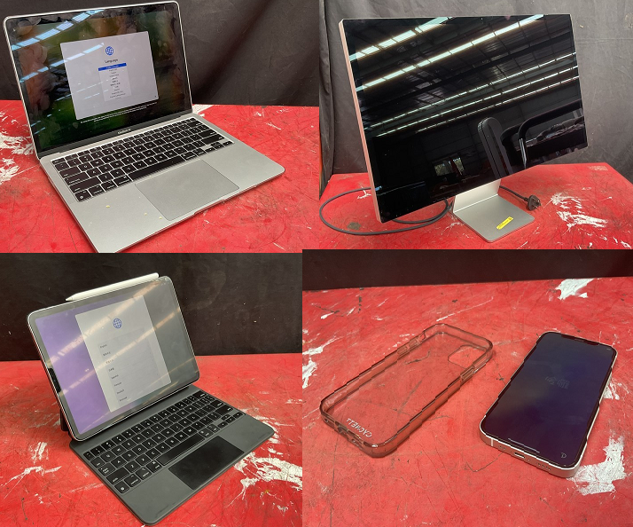 No Reserve Apple, Phone, Laptops & Monitors