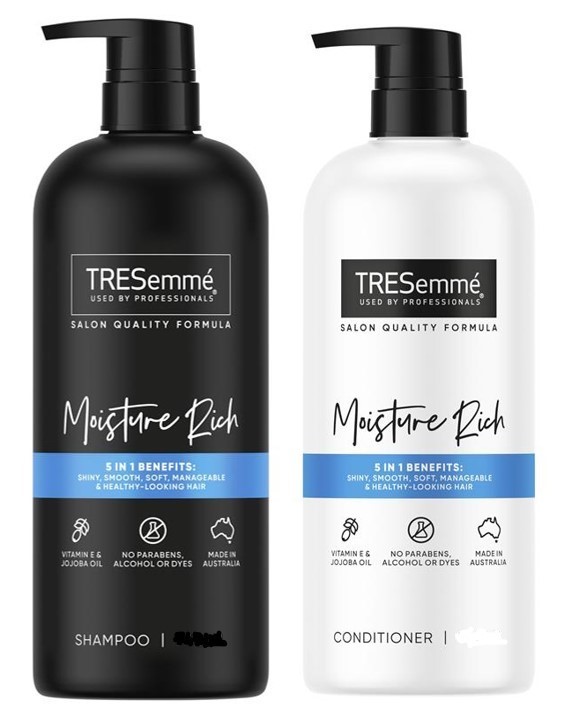TRESEMME Value Pack Moisture Rich Shampoo & Conditioner, 1.2L. N.B: Unlocke