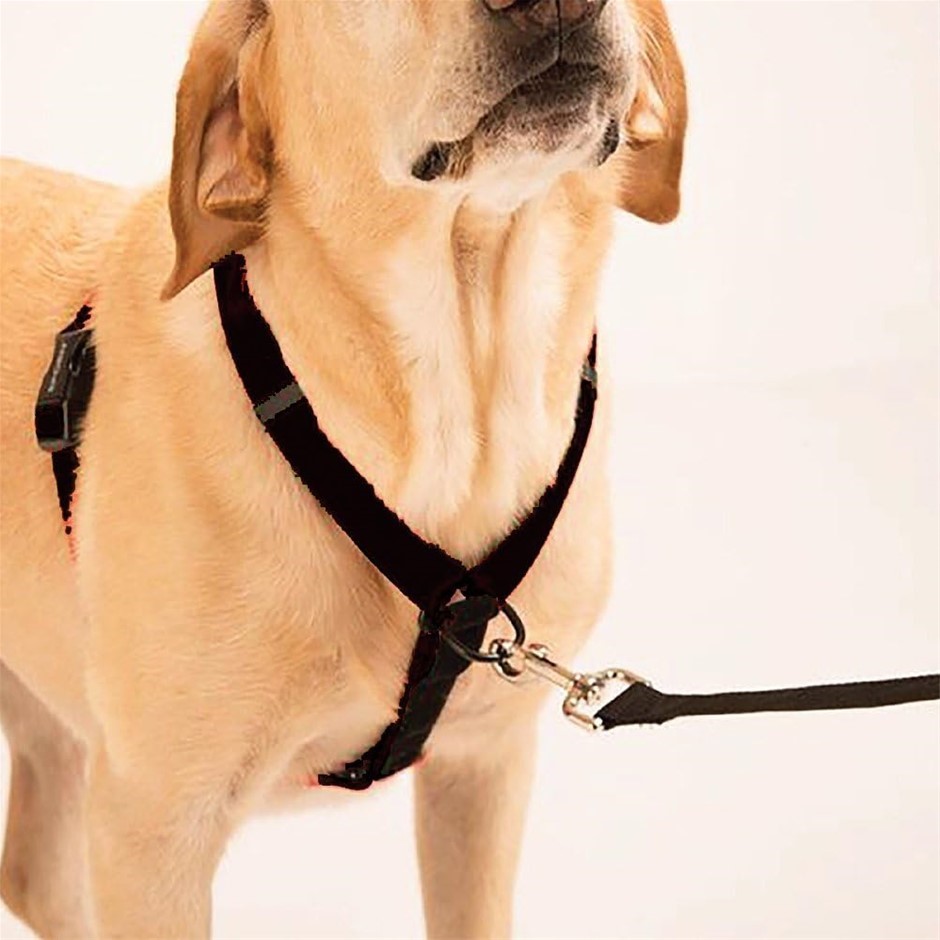 2 X SPORN Ultimate Control Dog Harness, Black, Large/Extra Large.