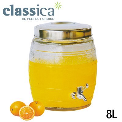 Classica Louisiana 8L Glass Drink Dispen