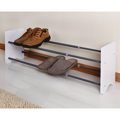 2-Tier Expandable & Stackable Shoe Rack 