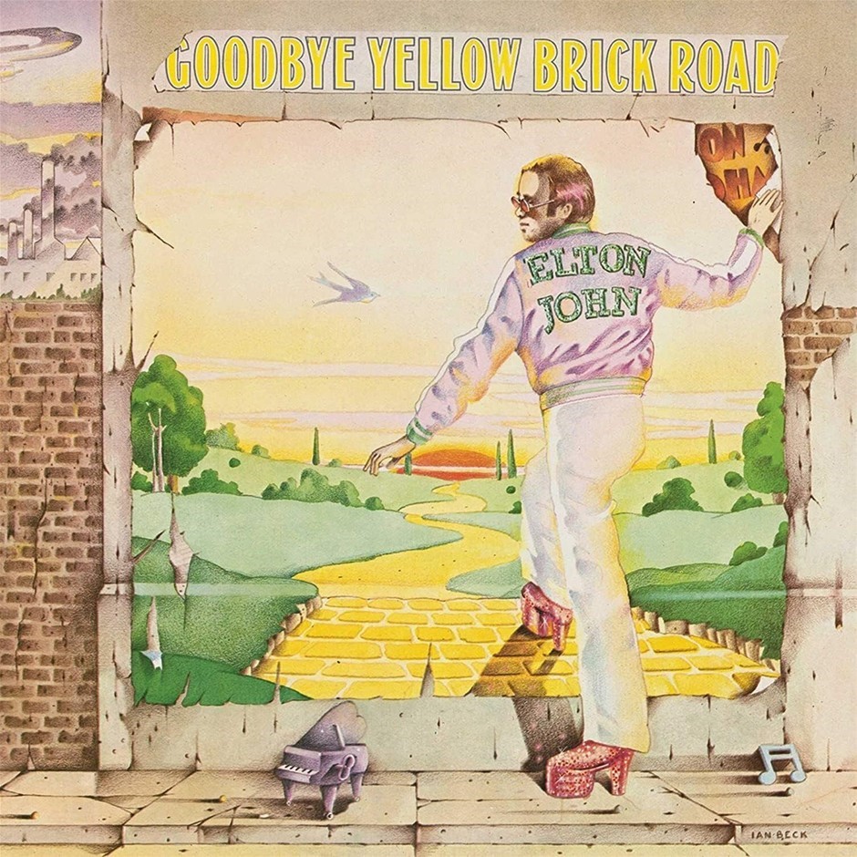 ELTON JOHN Goodbye Yellow Brick Road Double Vinyl Album. (Code: B07CHSD2BR)