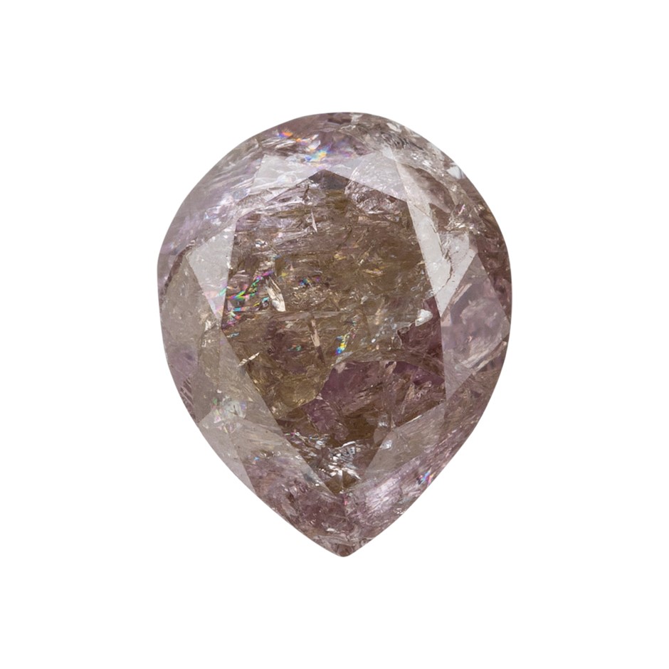 0.77ct Loose Untreated Natural Pink Diamond Pear Cut