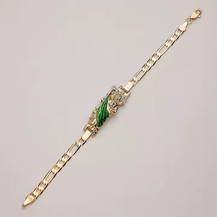 18K Yellow Gold-Filled (Stamped 750 &Italy) Bracelet