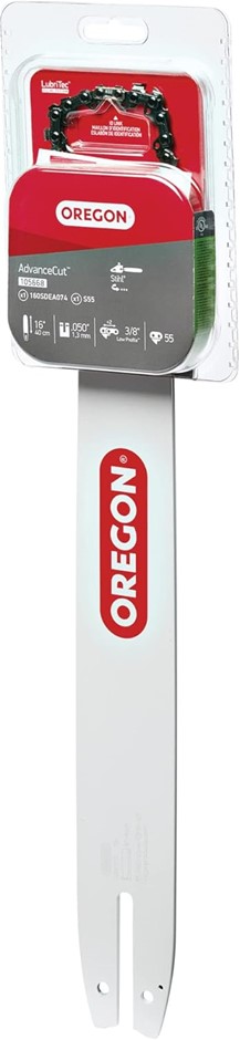 OREGON 16" Replacement Chainsaw Bar and S55 AdvanceCut Chainsaw Chain ...