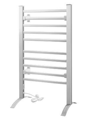 DEVANTI Heated Towel Rail Rack Electric Clothes Rails, TW-C-FW-10-ALUM. NB: