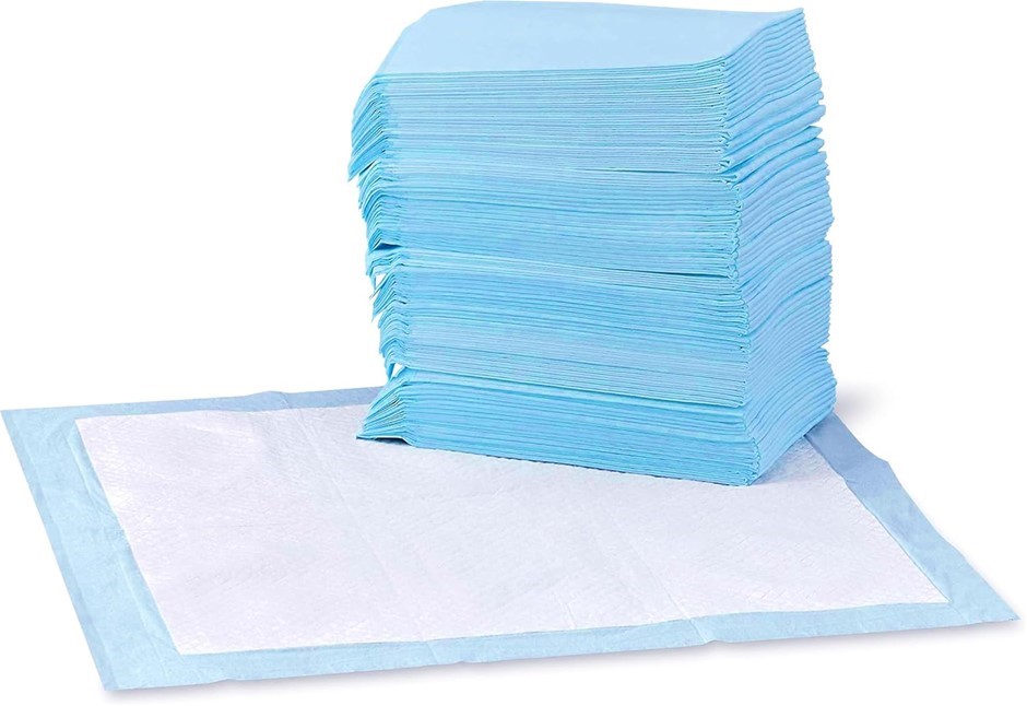 2 x AMAZON BASICS Dog and Puppy Pee Pads with Leak-Proof Quick-Dry Design f