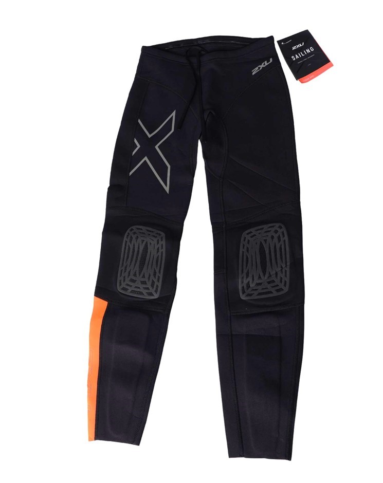 2XU Youth Neoprene Pants, Size XL, Black/Orange Buyers Note - Discount Fre
