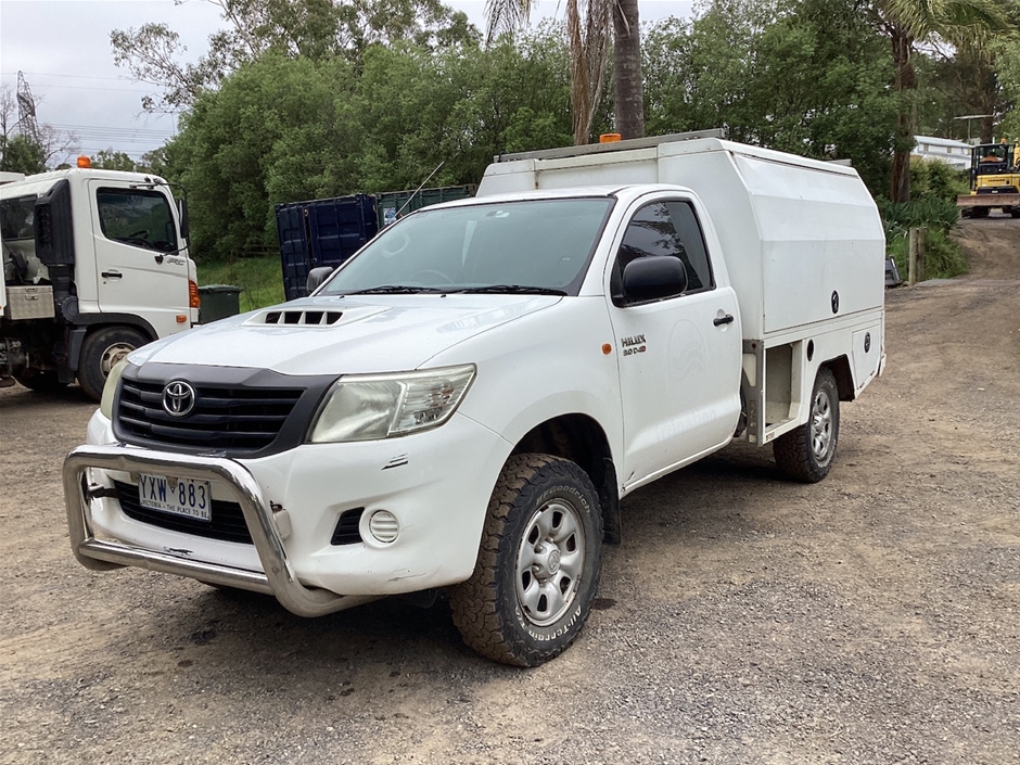 2012 Toyota Hilux Workmate (4x4) KUN26R T/D Manual 
