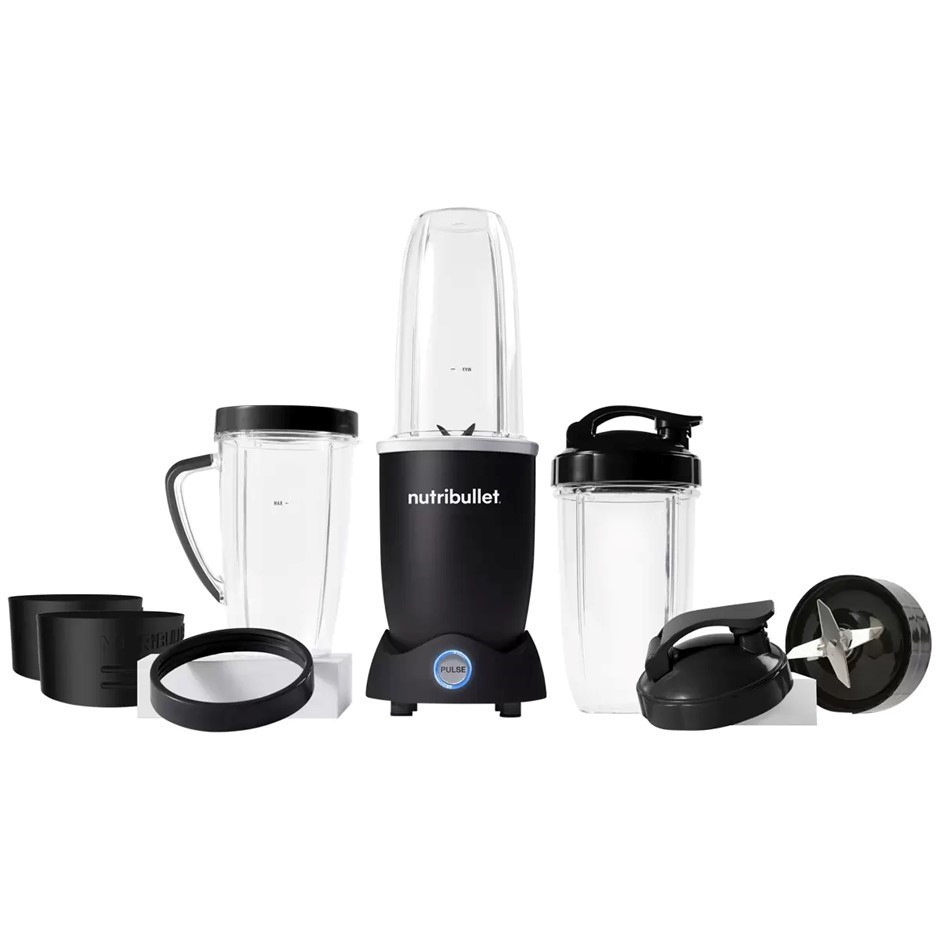 NUTRIBULLET Pro+ 1200W 12 Piece Set, Model N12-1007MK-C. NB: Minor use.