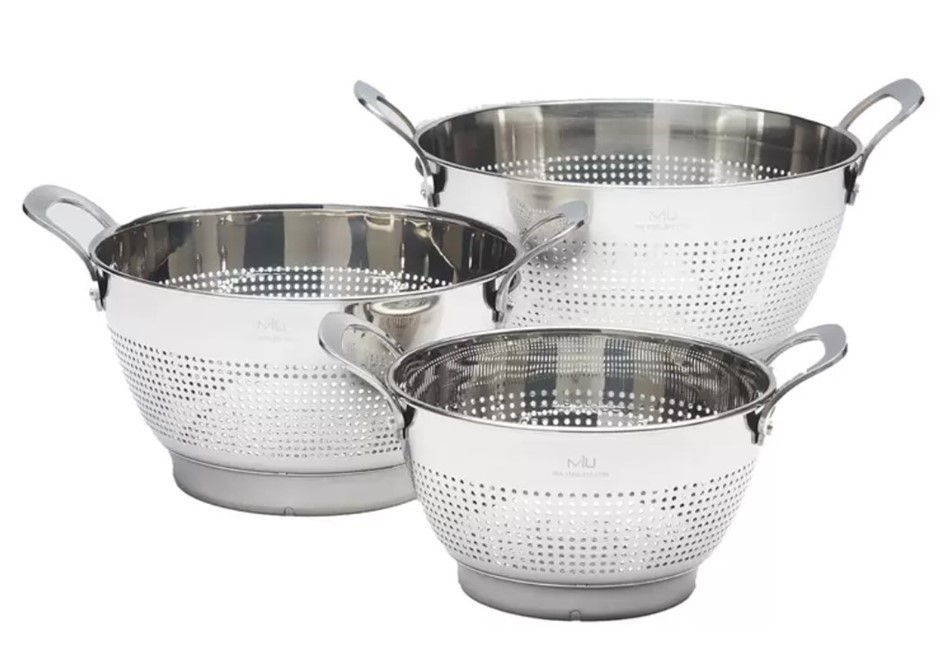MIU Colanders 3 Piece Set NB: no box