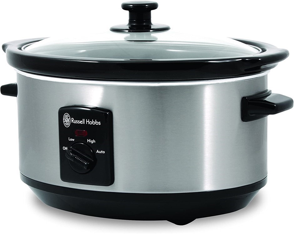 RUSSELL HOBBS Slow Cooker 3.5L Silver.