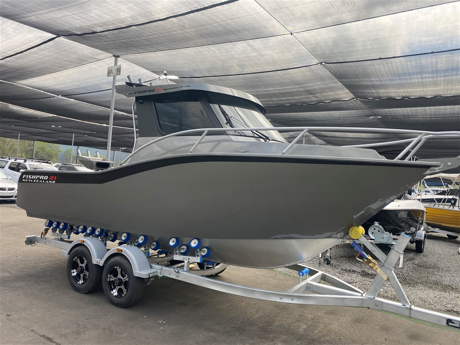 2025 New Zealand Plate Boats Fishpro 21 Hard Top Cuddy Cabin Aluminium