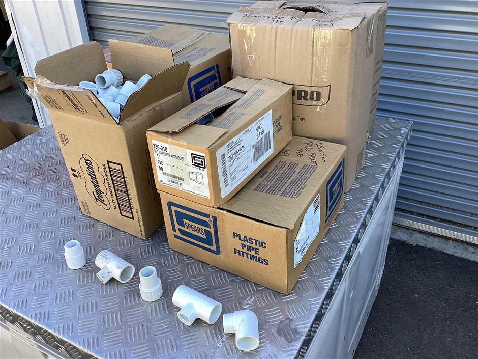 7 x Boxes of PVC Fitting Auction (0054-3033107) | Grays Australia