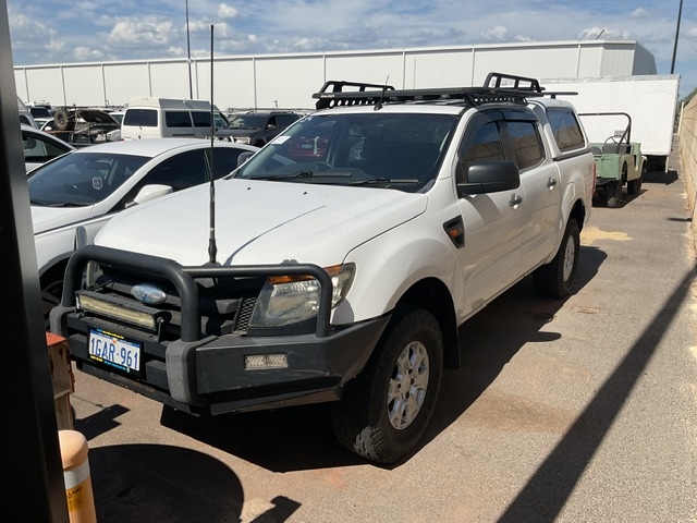 2012 Ford Ranger XL 4X4 PX Turbo Diesel Automatic Crew Cab Chassis ...