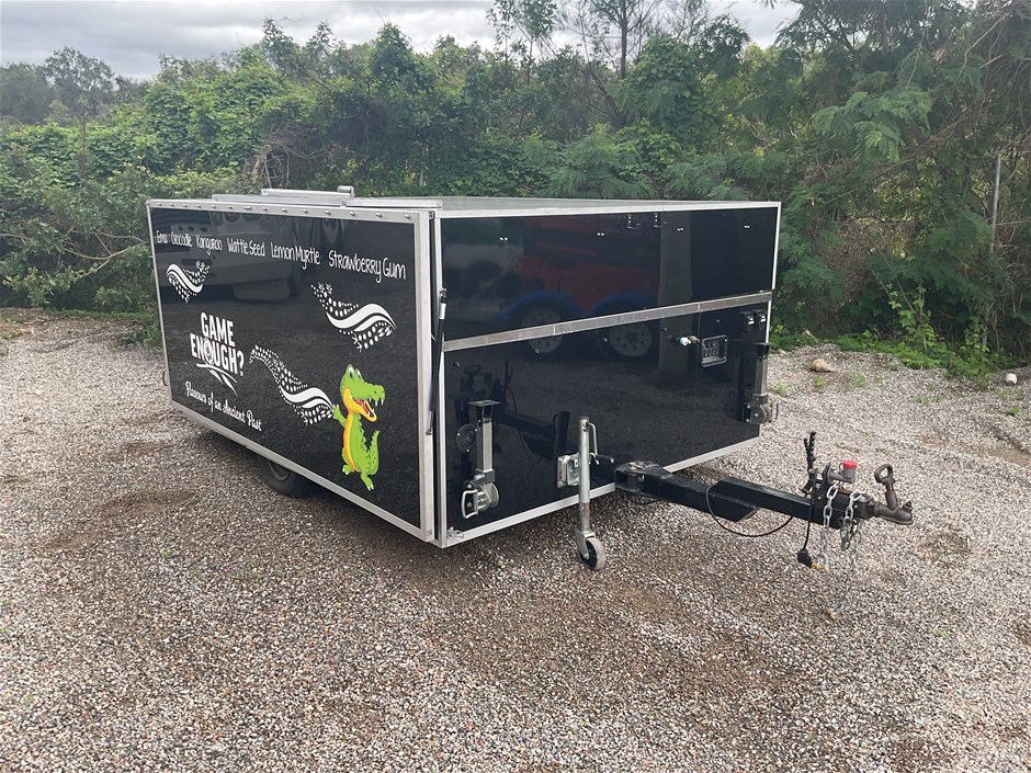 2018 Stealth Welding Food Trailer Setup