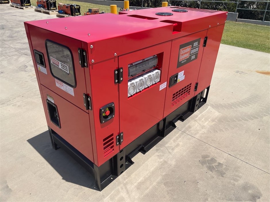 Unused Silenced Diesel Generators - Shepparton