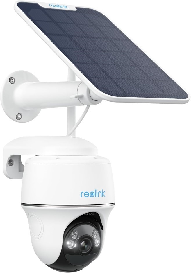 REOLINK Security Camera Wireless Outdoor, Pan Tilt Solar Powered with 5MP N