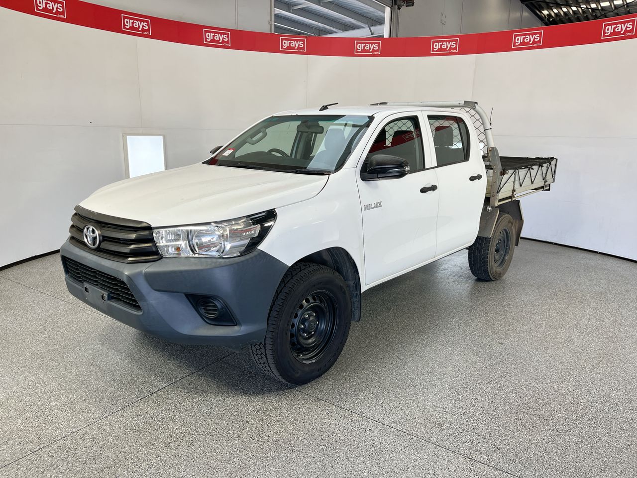2018 Toyota Hilux Workmate (4x4) GUN125R Turbo Diesel Manual Dual Cab