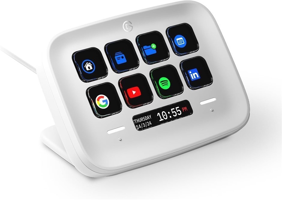ELGATO Stream Deck Neo – 8 Customisable Keys,2 Touch Points, Speed Through