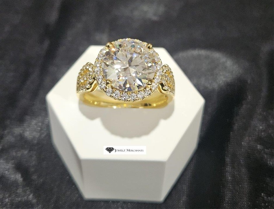 'Jewelzmerchants' Moissanite  Jewelry: Free Gift 925 Ring