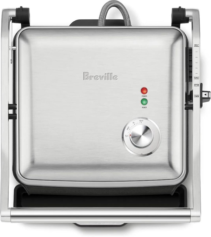 BREVILLE the AdjustaGrill & Sear, Brushed Stainless Steel, LGR350BSS2IAN1.
