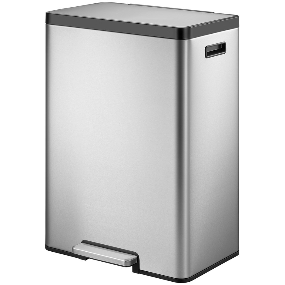 SENSIBLE ECO LIVING Tredle Bin 47L, Stainless Steel. NB: Has been used.