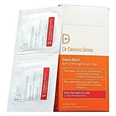 DR. DENNIS GROSS Skincare Alpha Beta Extra Strength Daily Peel, 2 Step Pate