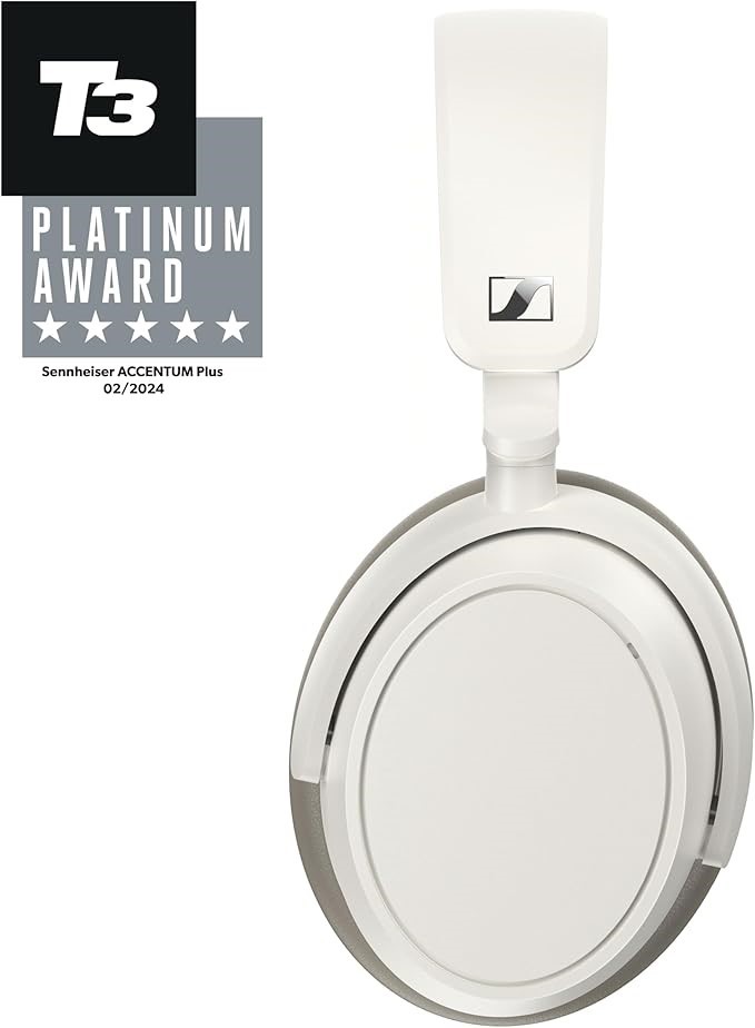 SENNHEISER Accentum Plus Wireless Over-Ear Headphone, White.  Buyers Note -