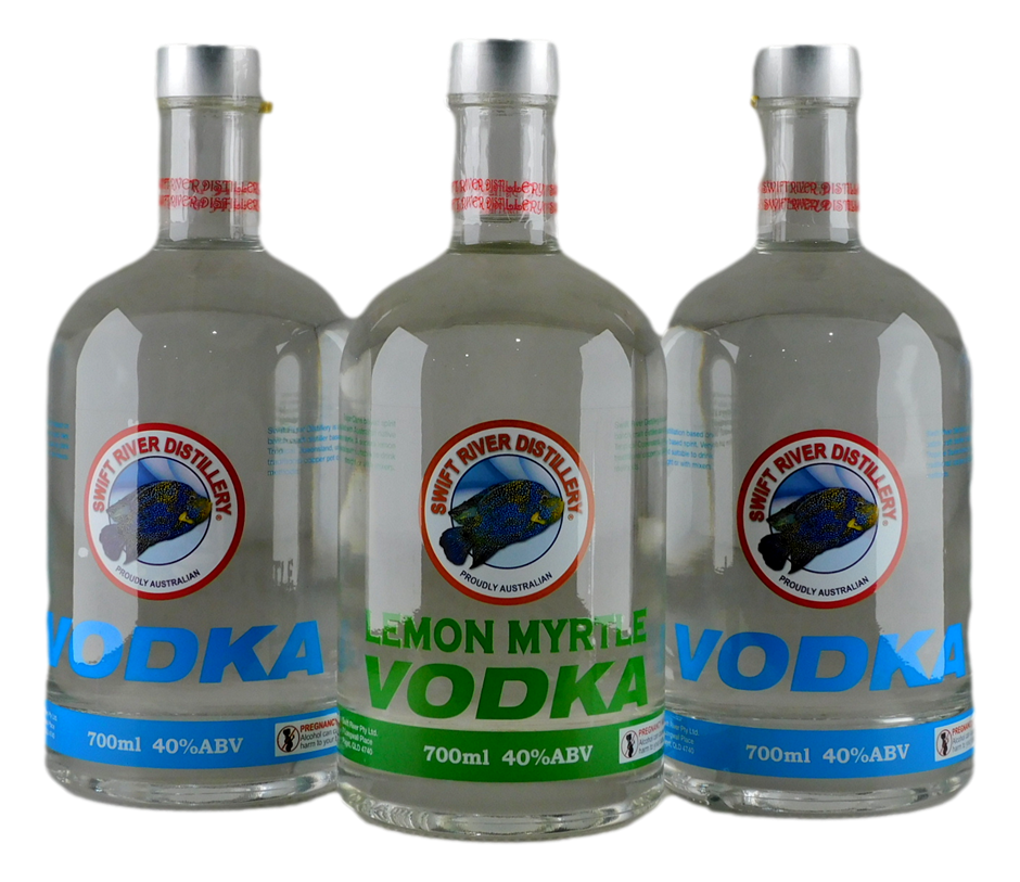 Swift River Vodka Pack (3x 750mL), AUS.