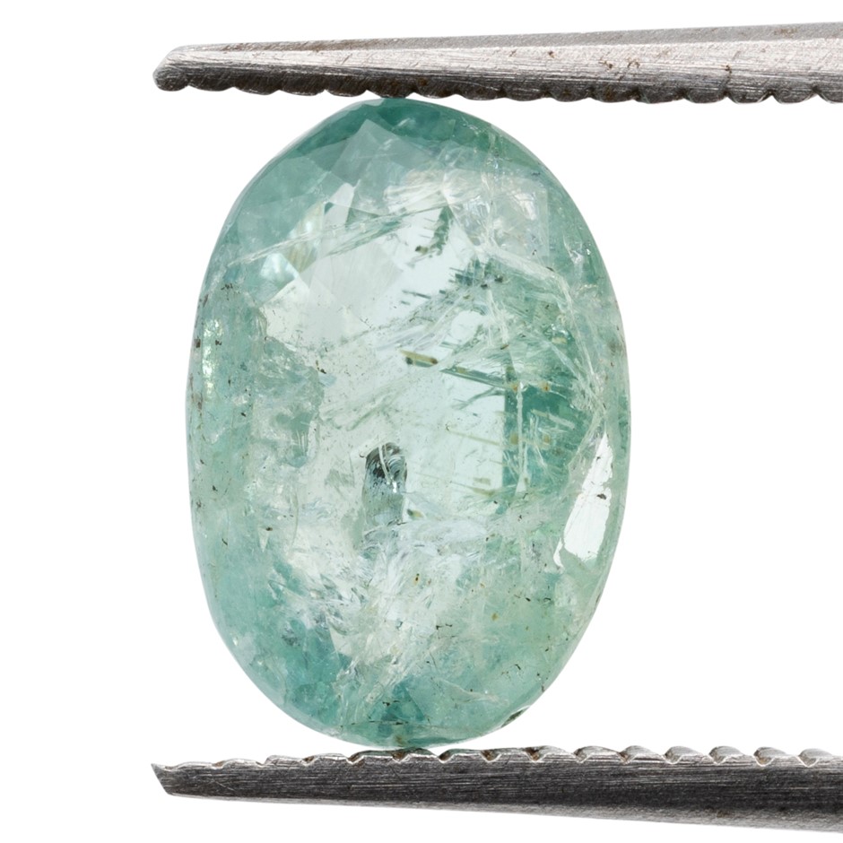 1.70ct Radiant Natural Emerald - Oval Cut